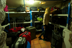 luggage room